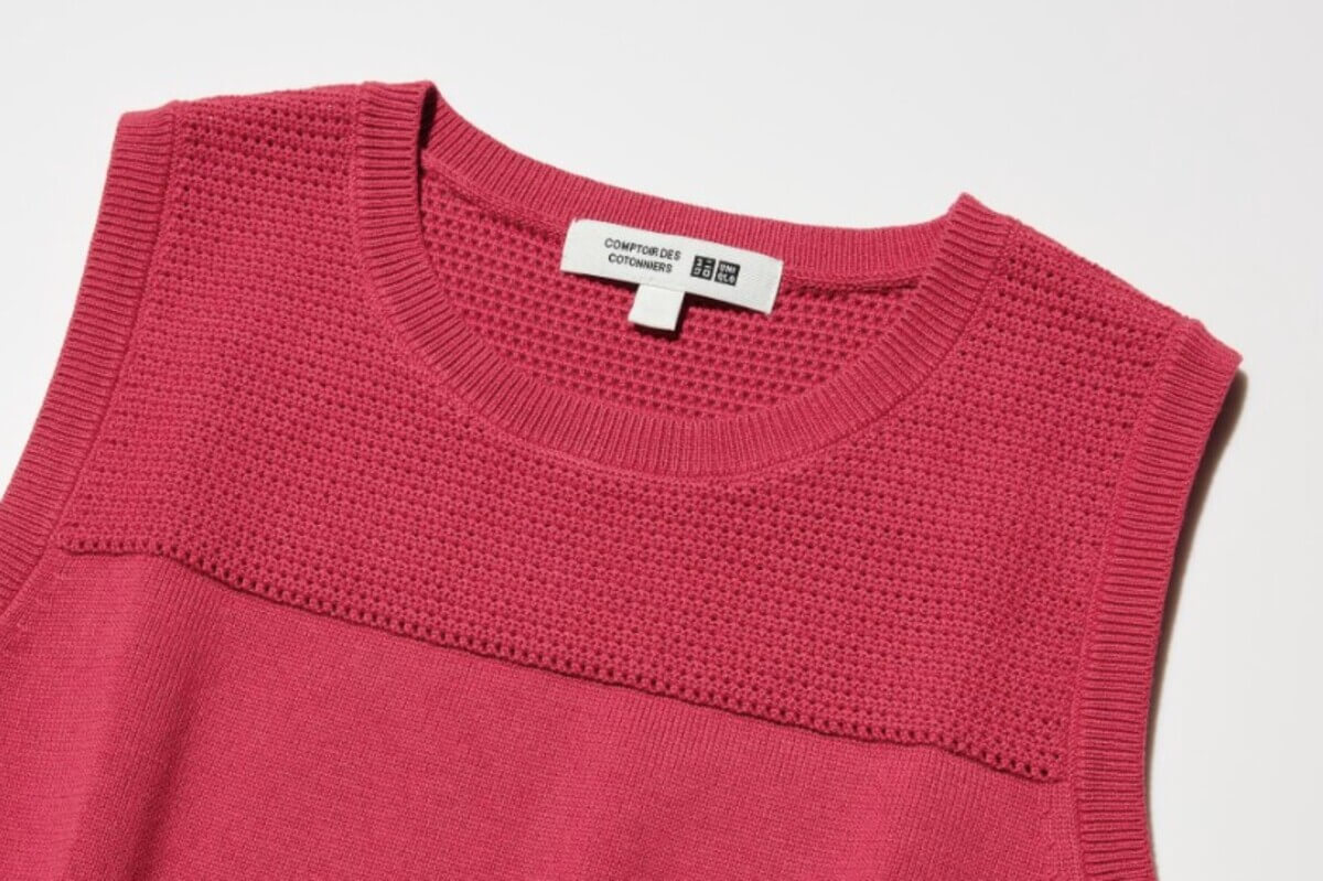 ユニクロ　コットンクルーネックセーター/ウォッシャブル