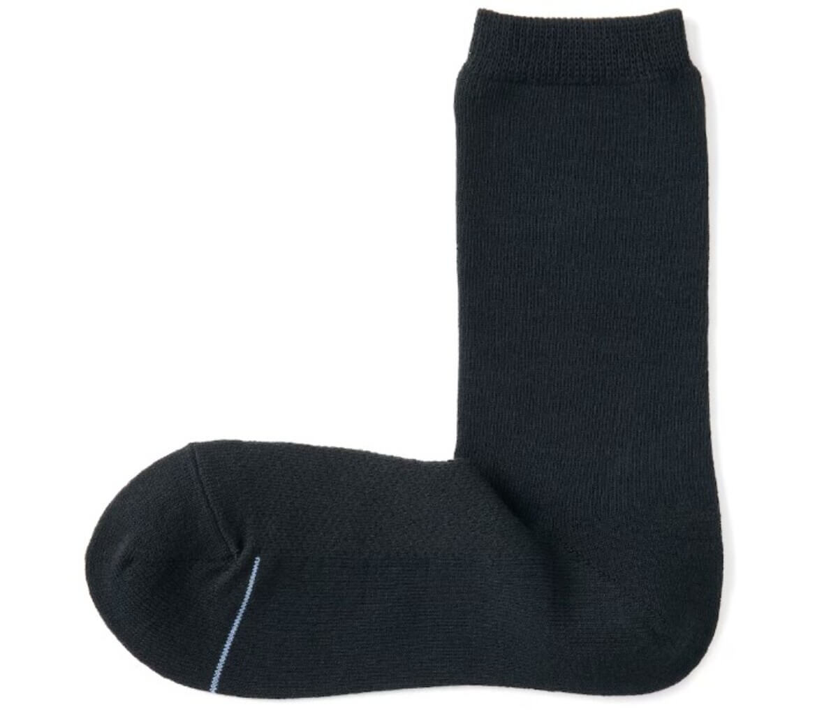 無印良品　婦人　足なり直角　さらっと綿靴下