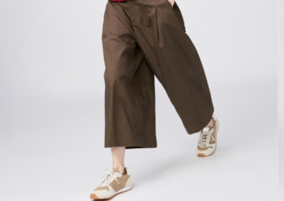 ユニクロ　コットンキュロット