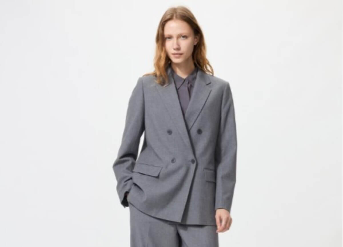 ユニクロ　ダブルジャケット