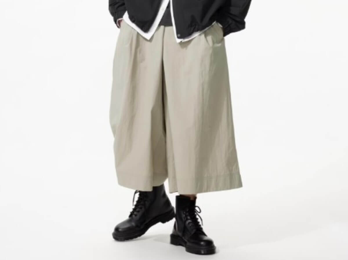 ユニクロ　ナイロンキュロット