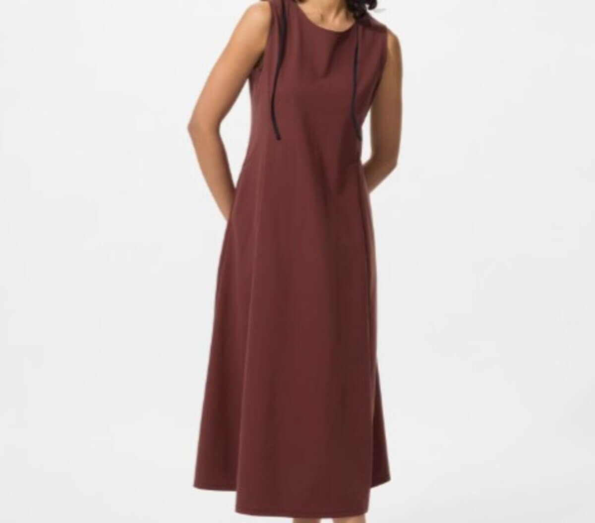 ユニクロ　ウルトラストレッチエアリズムワンピース/ノースリーブ