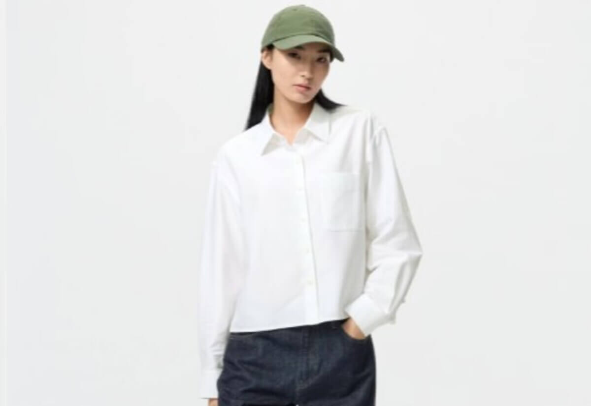 ユニクロ　オックスフォードシャツ