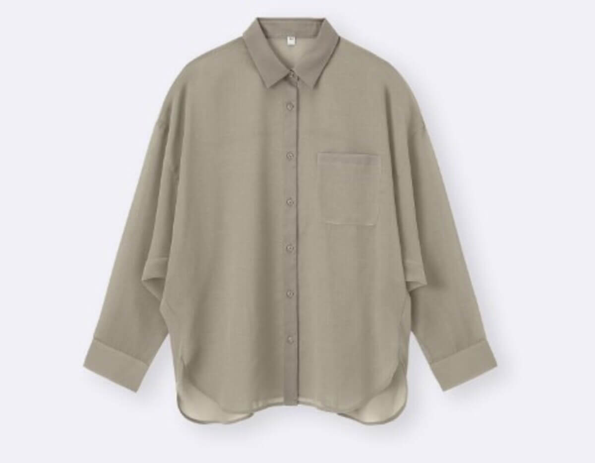 GU　シアードルマンスリーブシャツQ