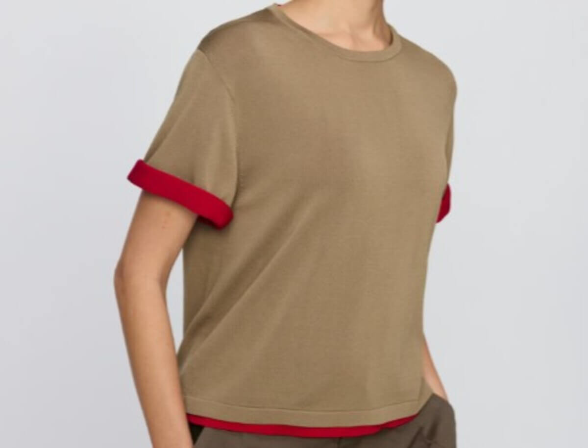 ユニクロ ボクシーニットT