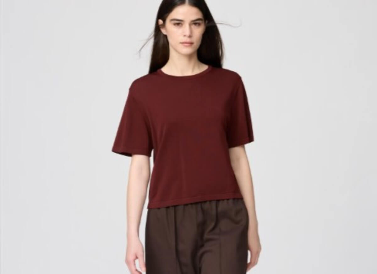 ユニクロ ボクシーニットT