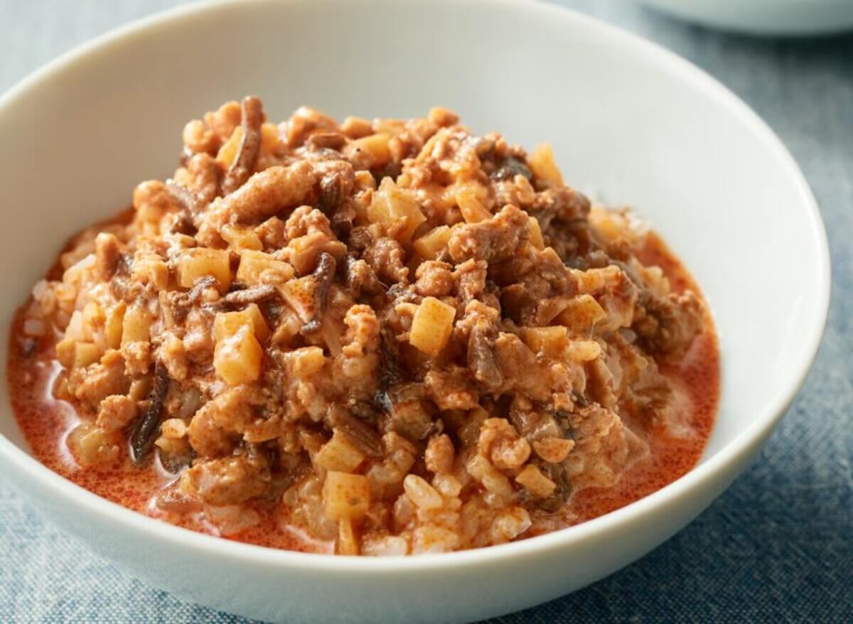 無印良品　ごはんにかける　冷やしごま豆乳担々スープ