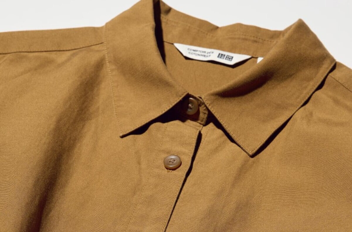 ユニクロ　リネンブレンドジャンプスーツ