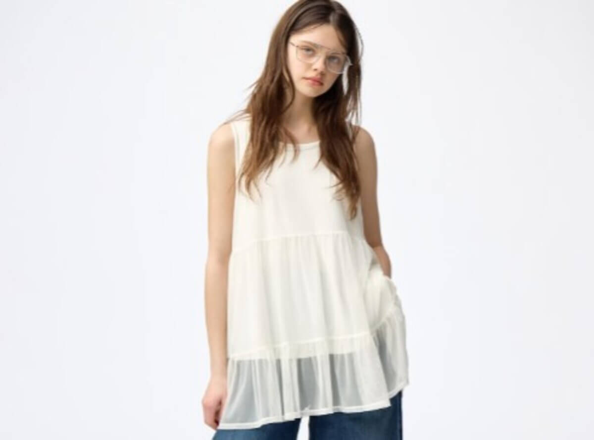 GU　2ピースチュールチュニック