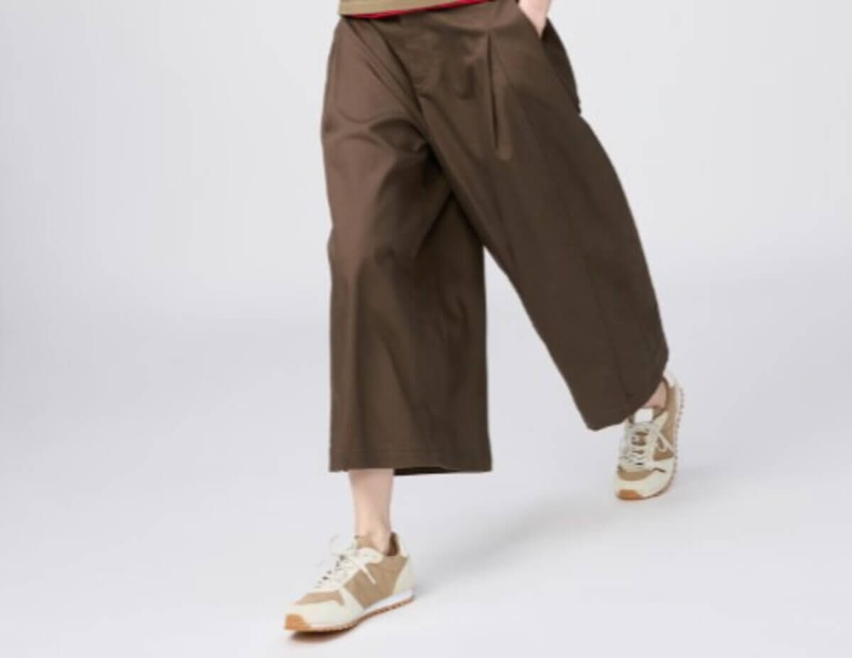 ユニクロ　コットンキュロット