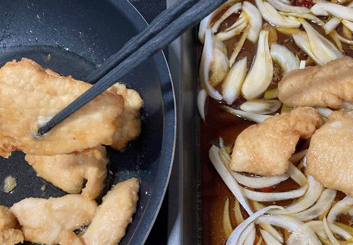 コウケンテツさん「鶏むね肉の南蛮漬け」