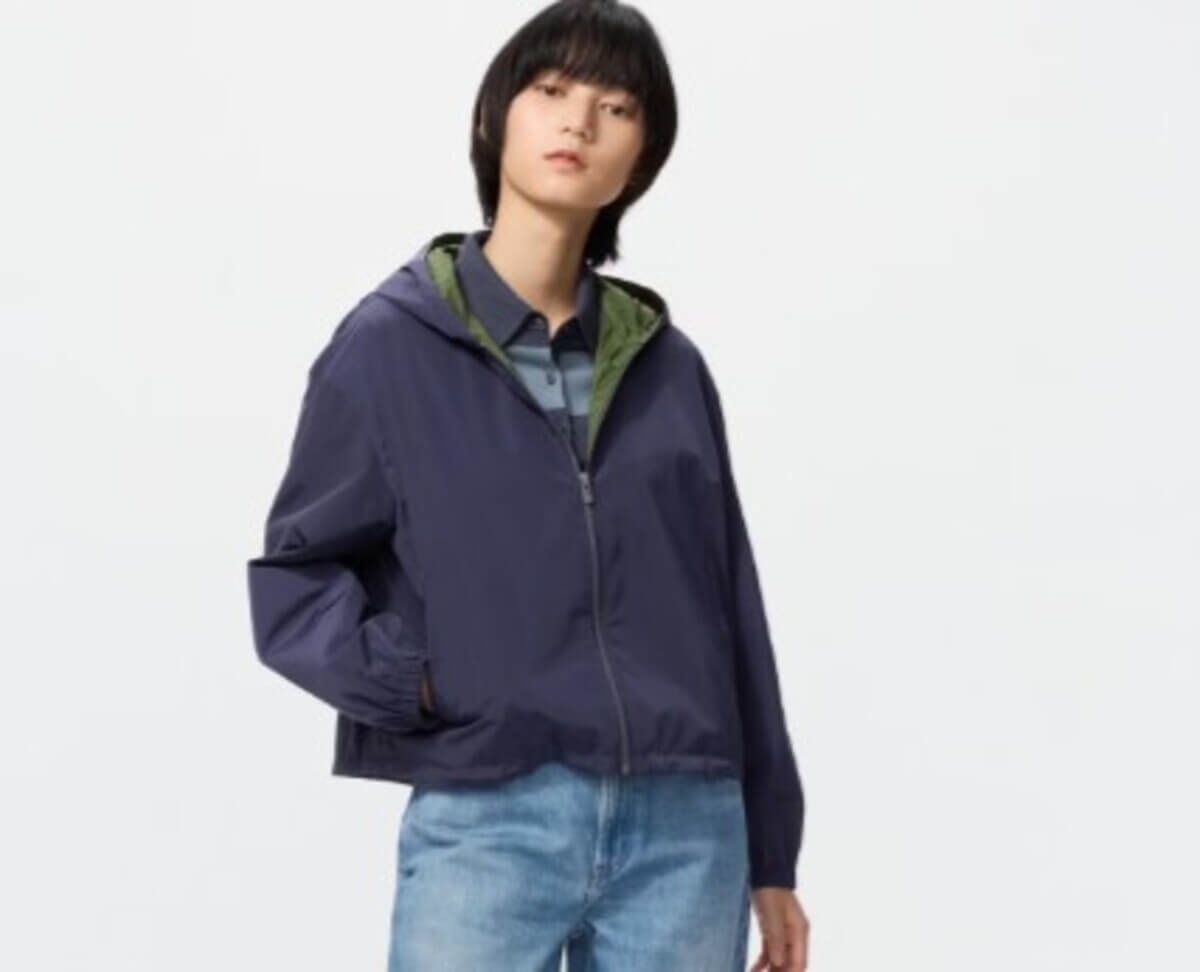 ユニクロ ウインドプルーフショートパーカ