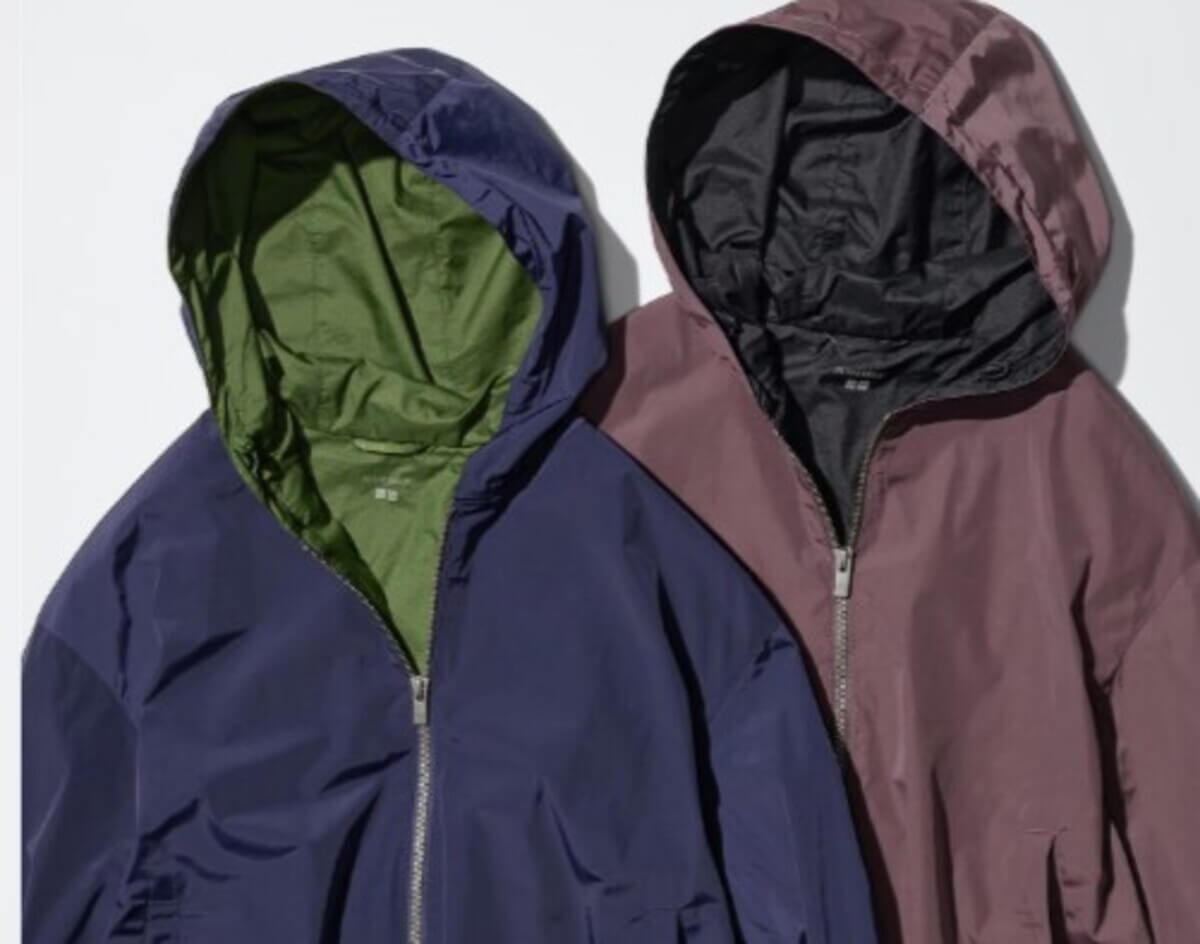 ユニクロ ウインドプルーフショートパーカ