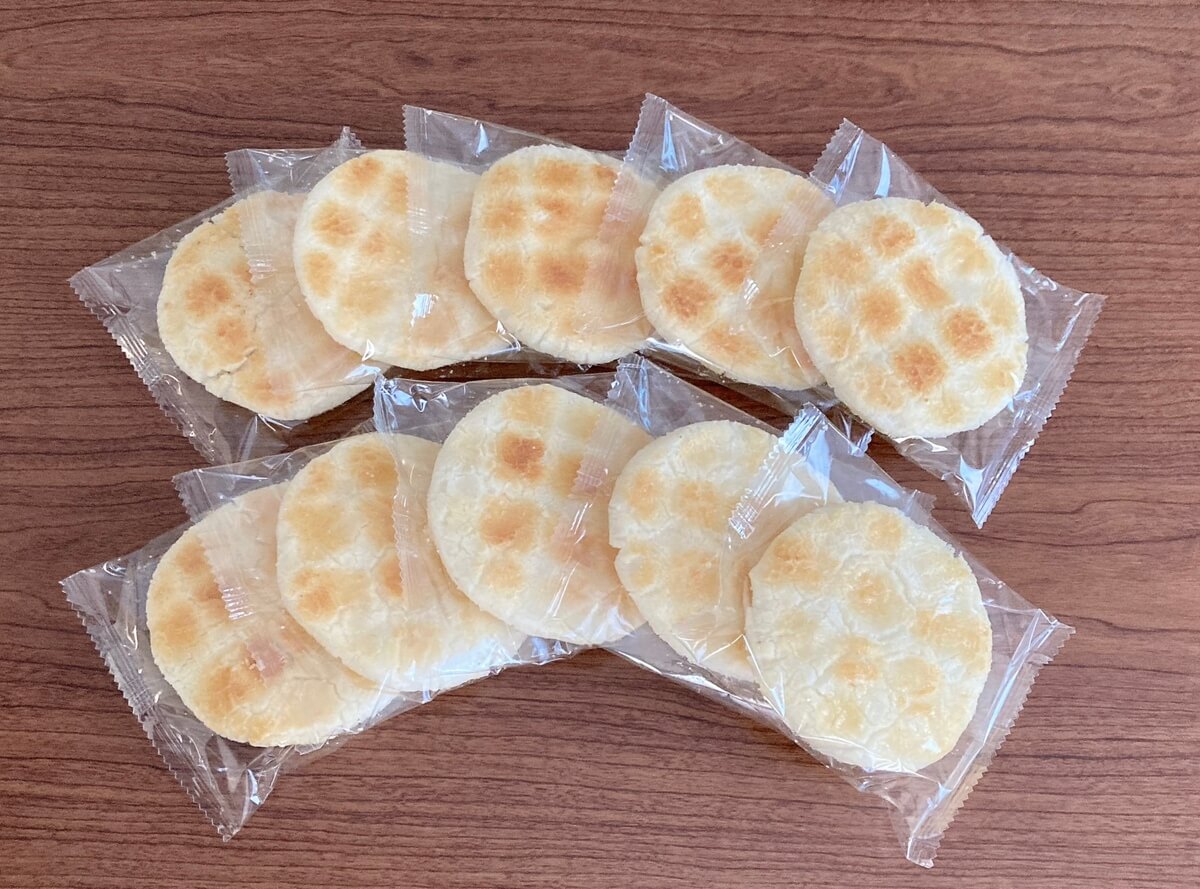 無印良品「大袋　塩せんべい」