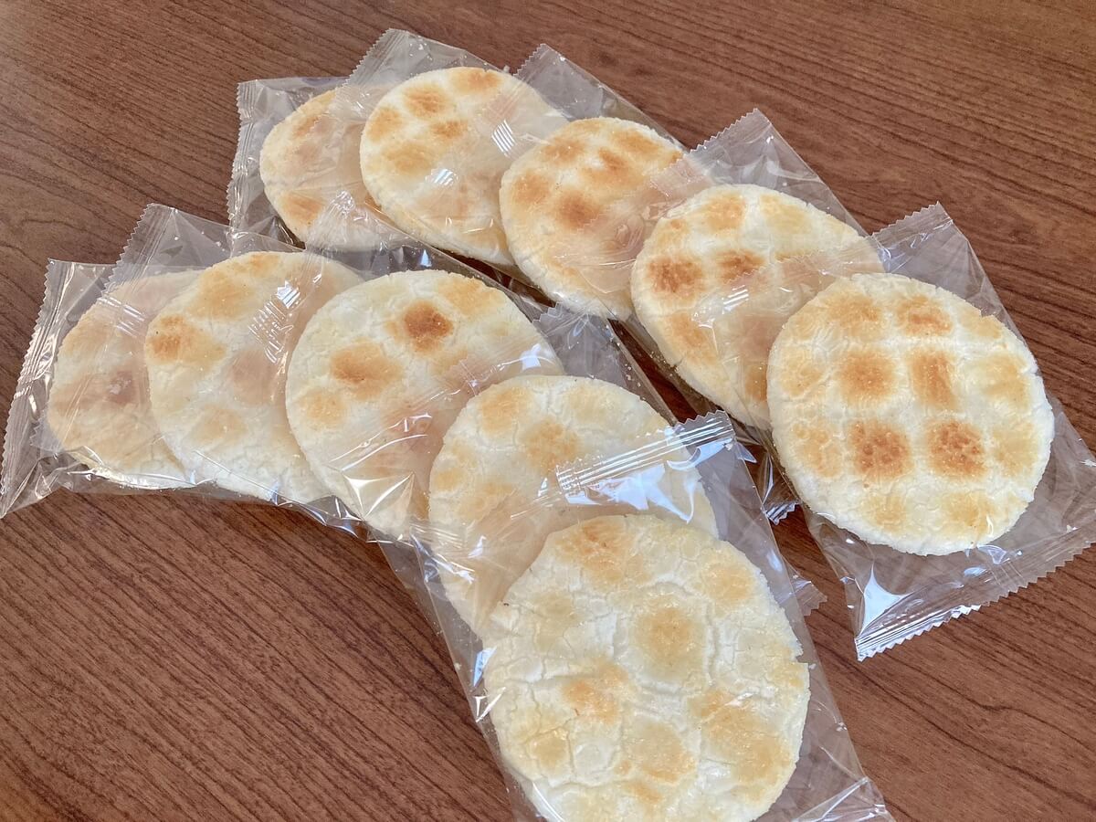 無印良品「大袋　塩せんべい」