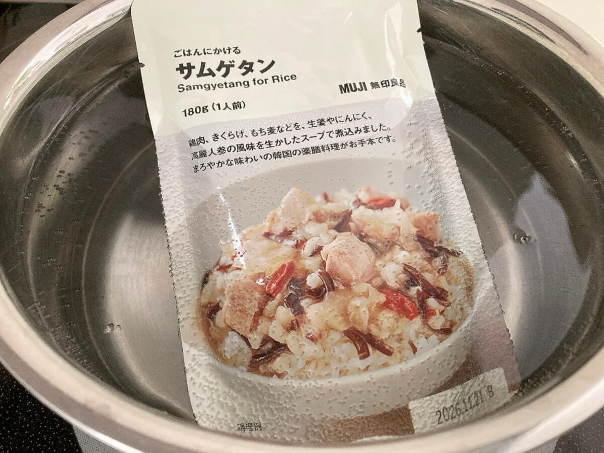 無印良品「ごはんにかける　サムゲタン」