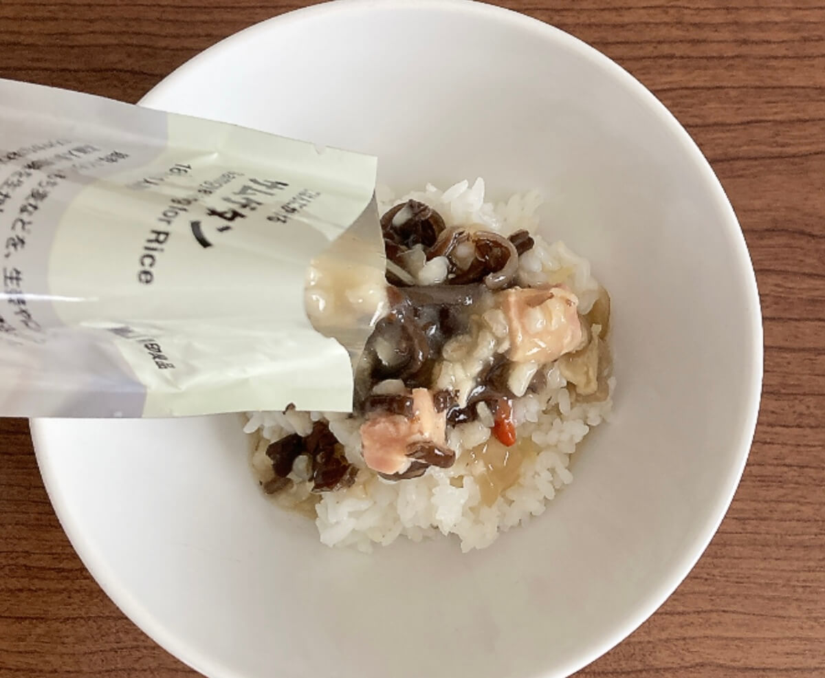 無印良品「ごはんにかける　サムゲタン」