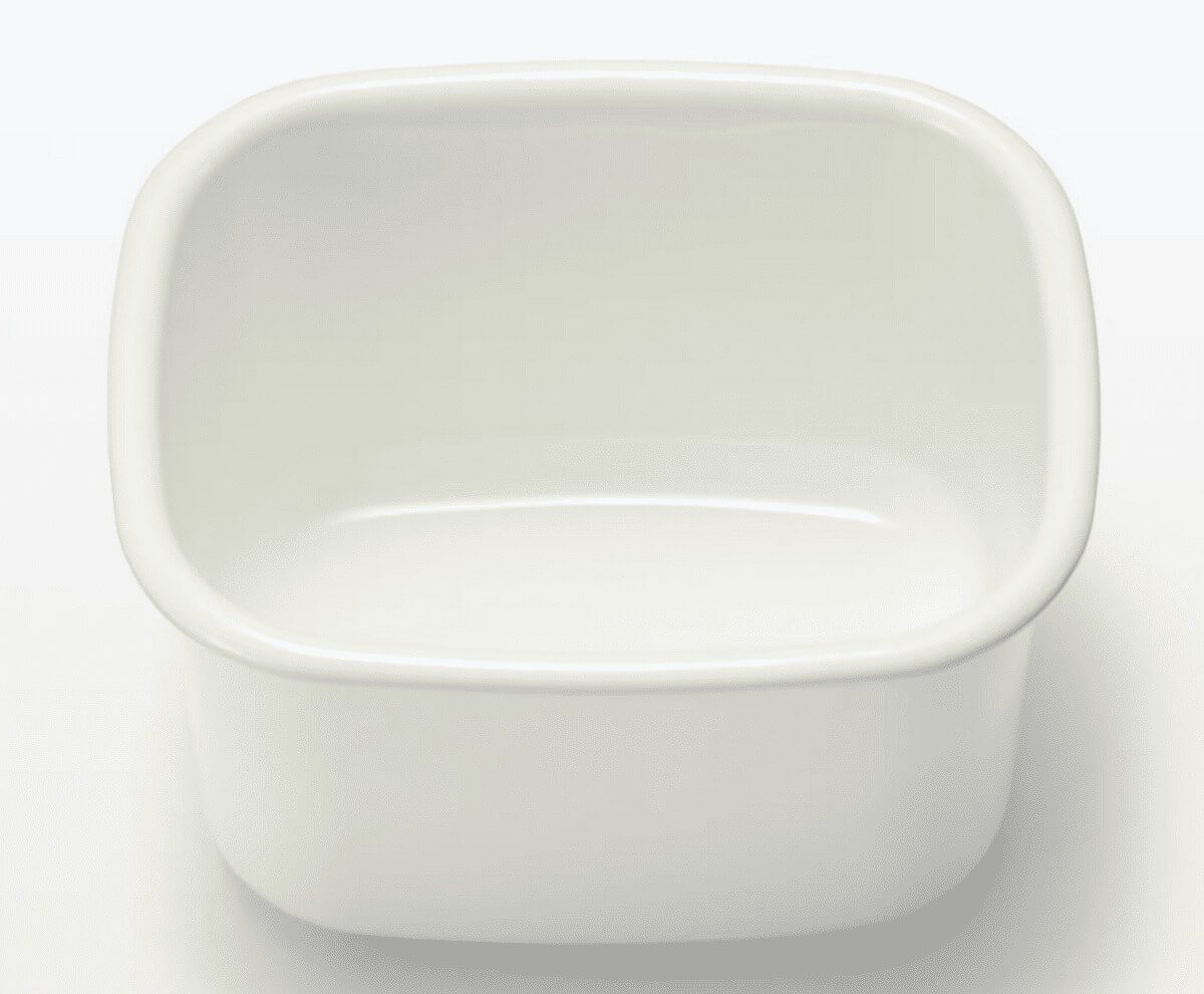 無印良品「蓋が選べる　ホーロー保存容器　深型」