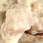 無印良品素材を生かした チキンフリカッセ