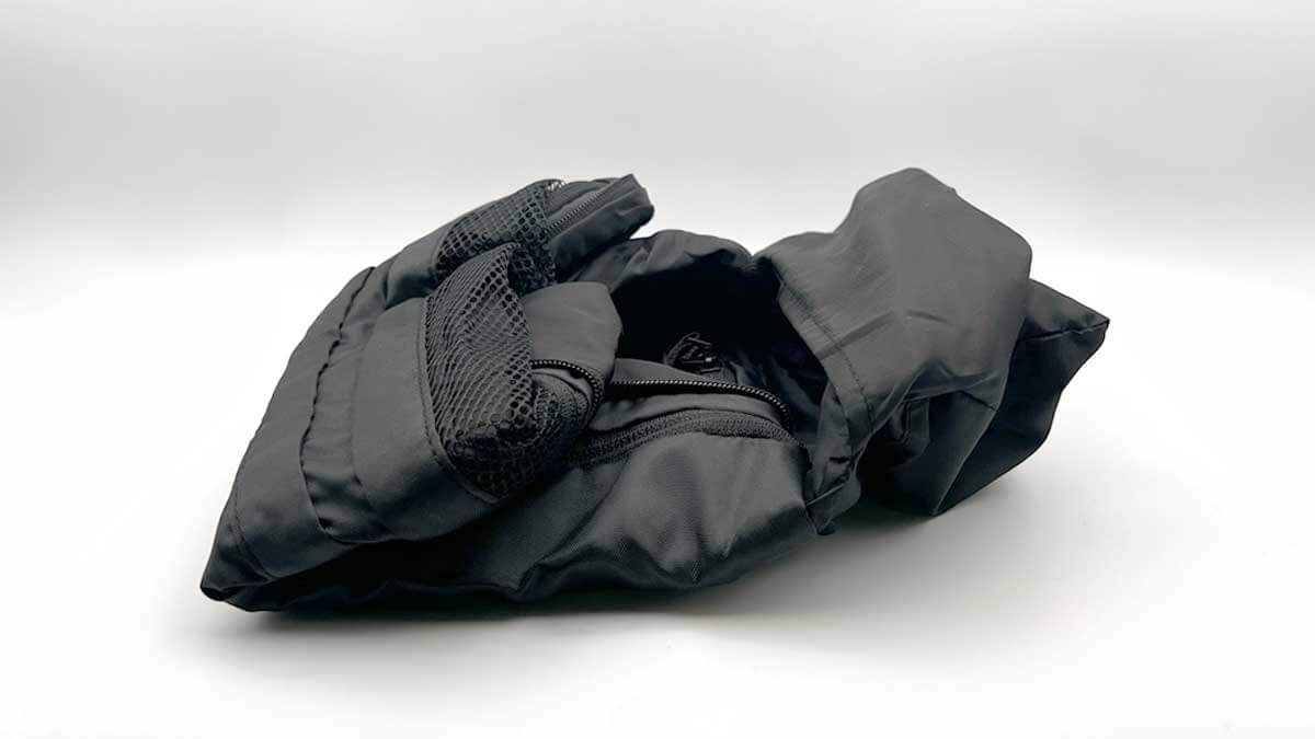 無印良品「たためる　撥水　旅に便利なボストンバッグ」