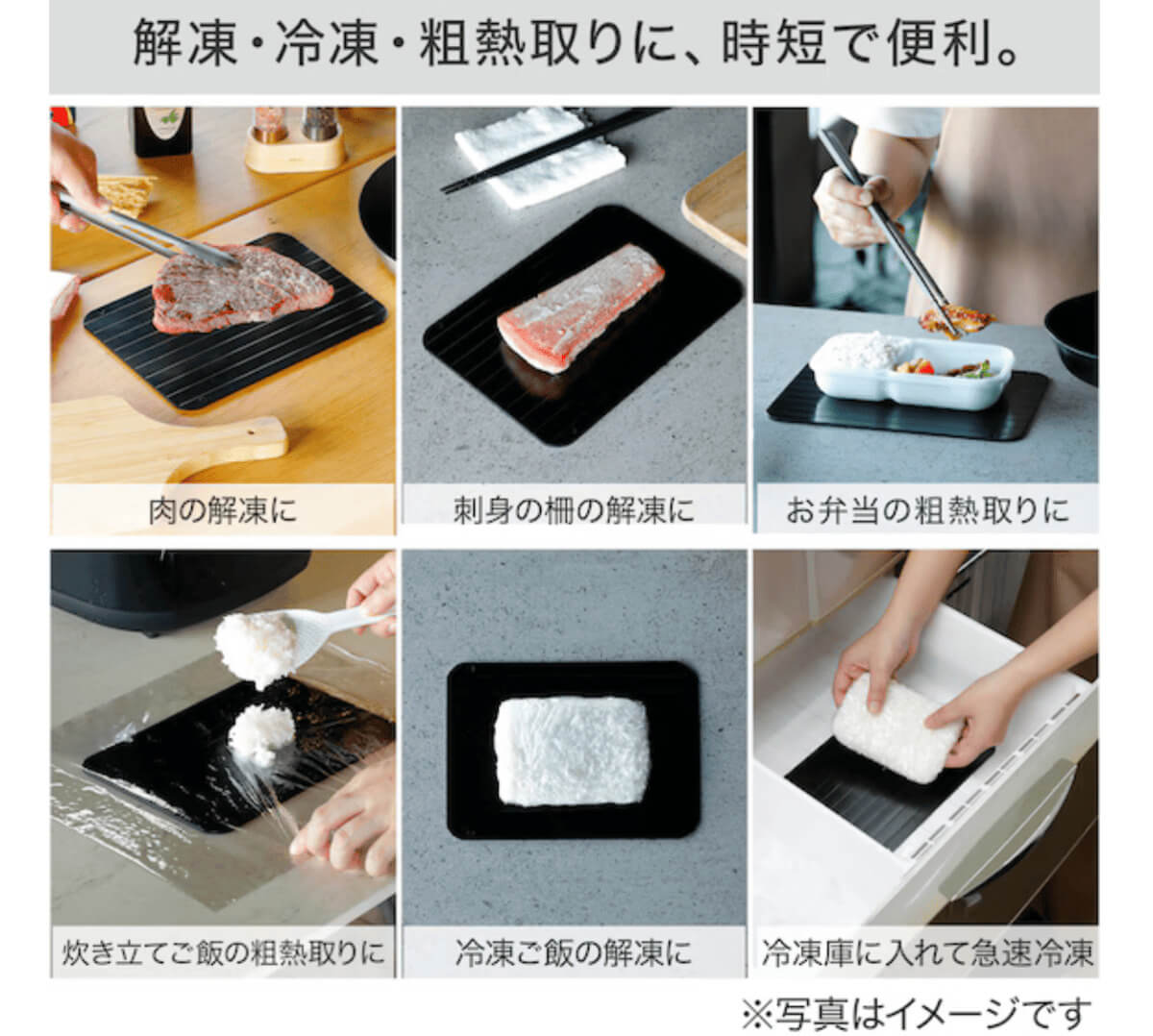 26041915 Gourmet Biz-グルメビズ- ニトリ「解凍プレート S」