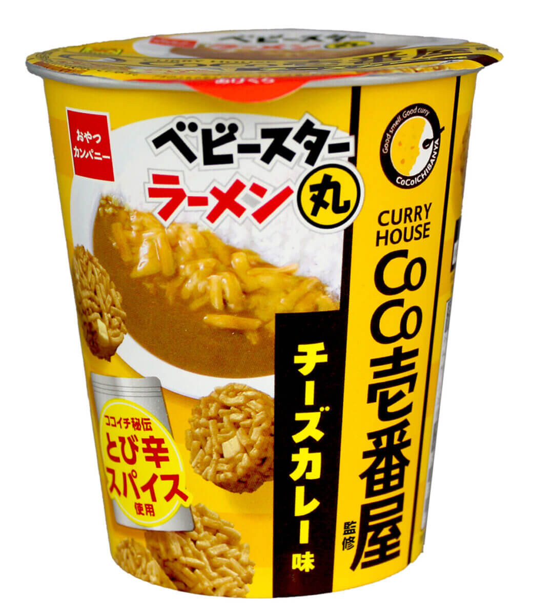 ベビースターラーメン丸（CoCo壱番屋監修 チーズカレー味）