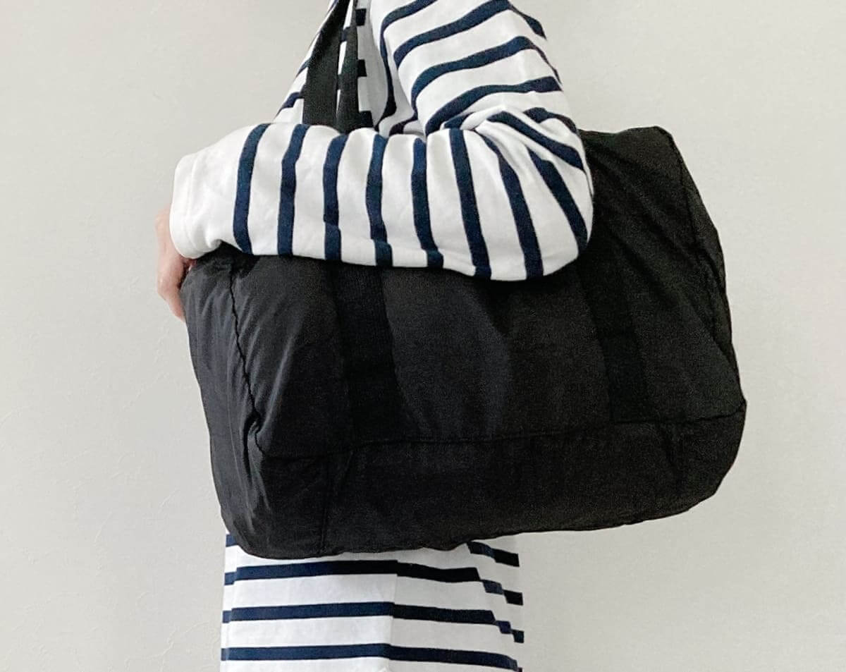 無印良品「たためる　撥水　旅に便利なボストンバッグ」