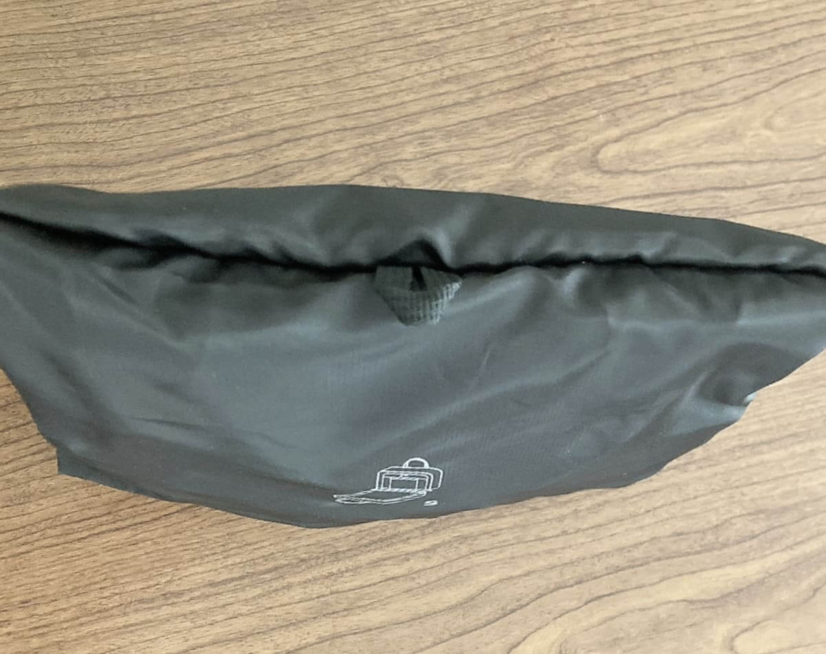 無印良品「たためる　撥水　旅に便利なボストンバッグ」