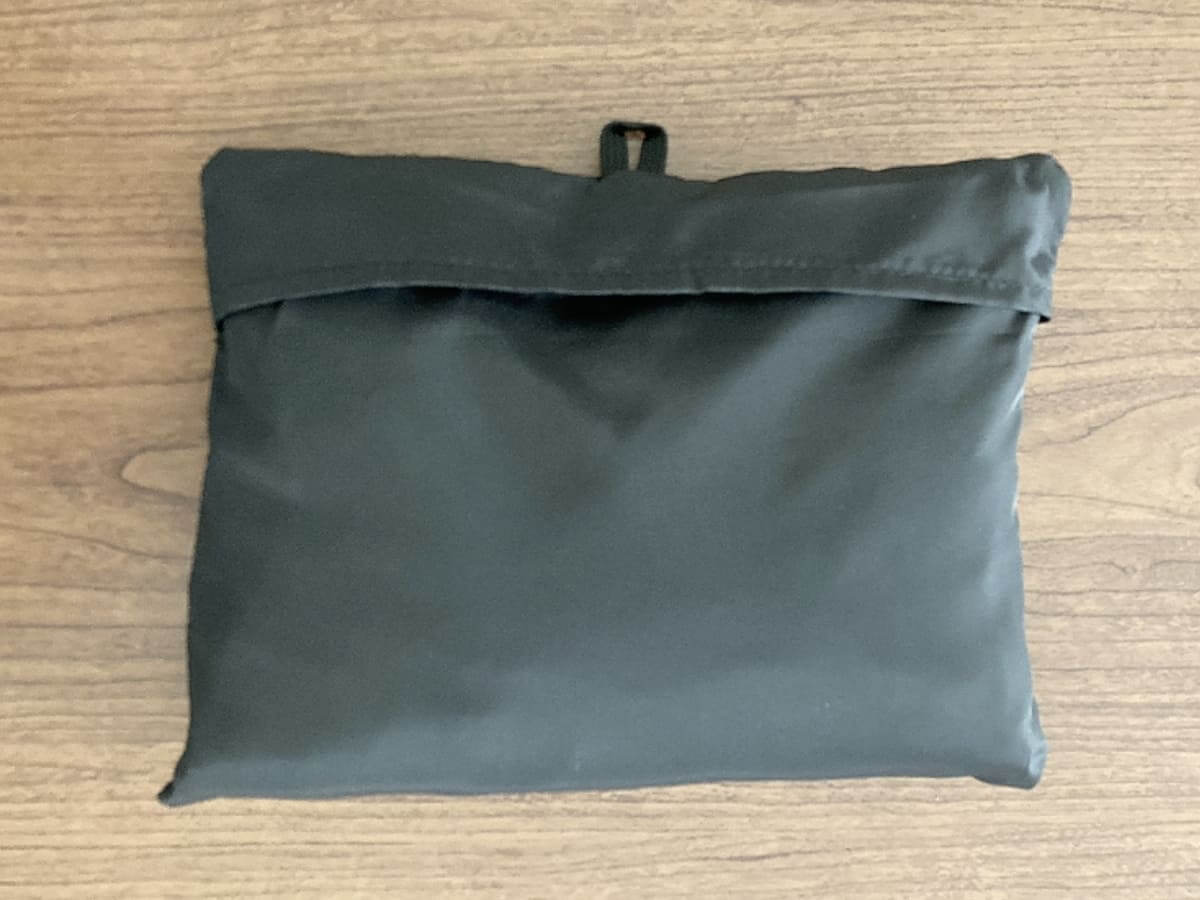 無印良品「たためる　撥水　旅に便利なボストンバッグ」