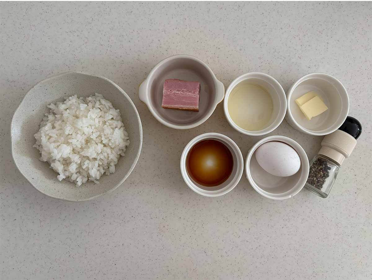 山本ゆりさん「ベーコンバターの卵かけごはん」