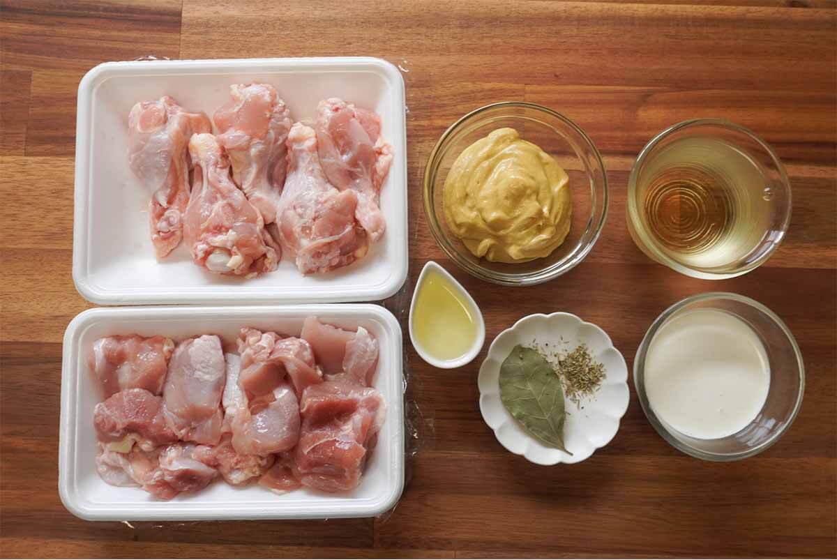 タサン志麻さん「鶏肉のディジョンマスタード煮」