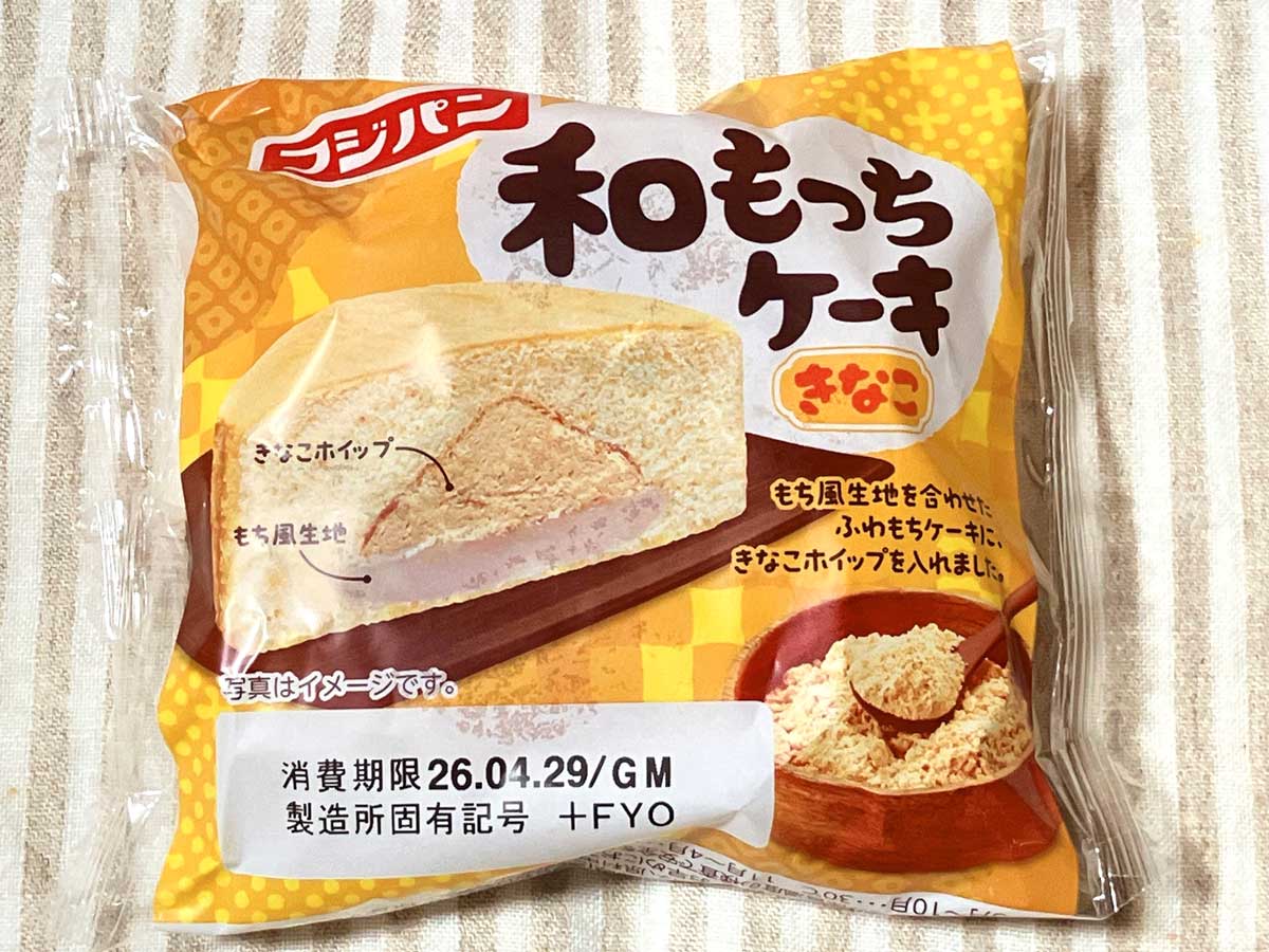フジパンの「和もっちケーキ きなこ」