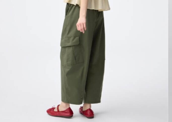 GU カーゴバレルアンクルパンツ
