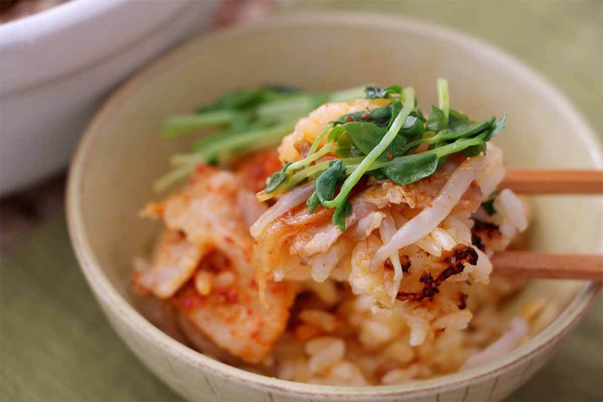タサン志麻さん「豚キムチ炊き込みご飯」