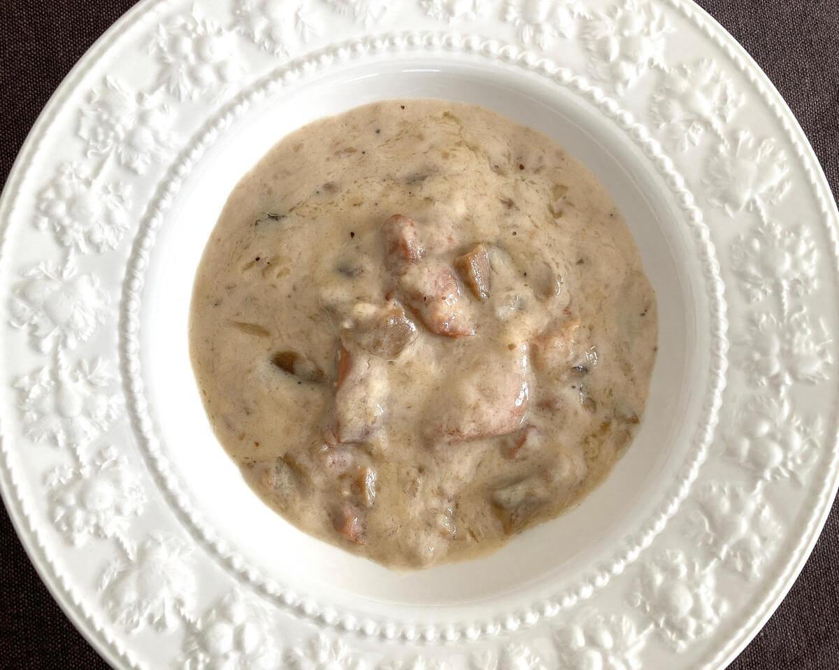 無印良品「素材を生かした チキンフリカッセ」