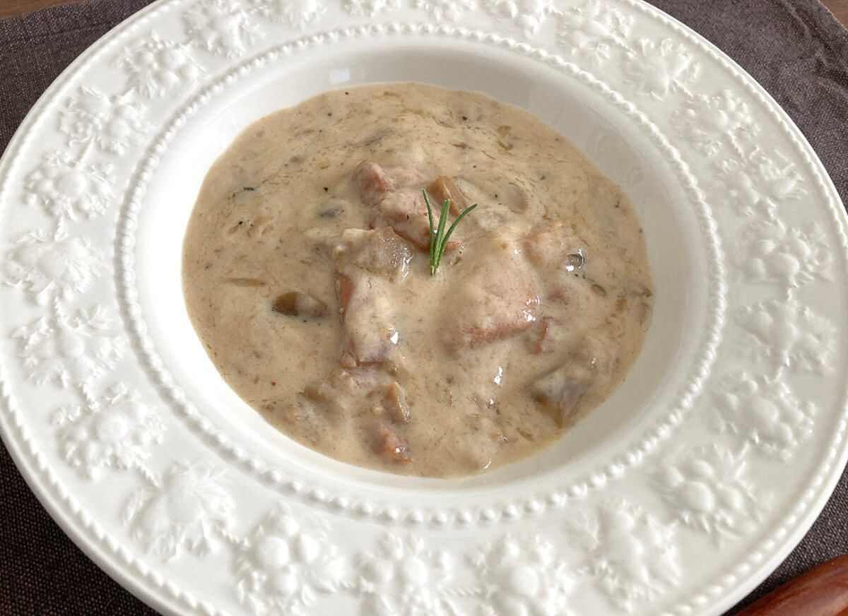 無印良品「素材を生かした チキンフリカッセ」