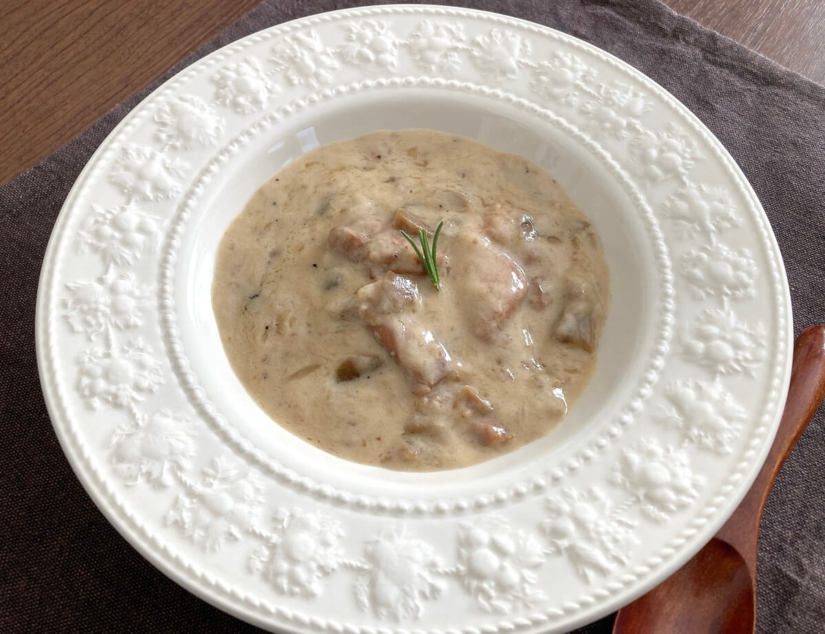 無印良品「素材を生かした チキンフリカッセ」