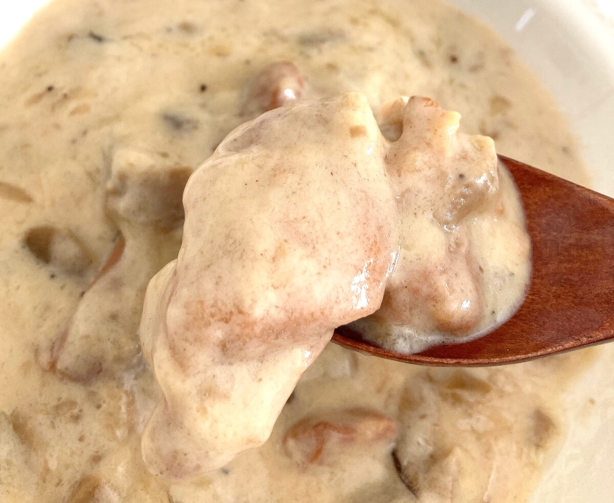 無印良品「素材を生かした チキンフリカッセ」