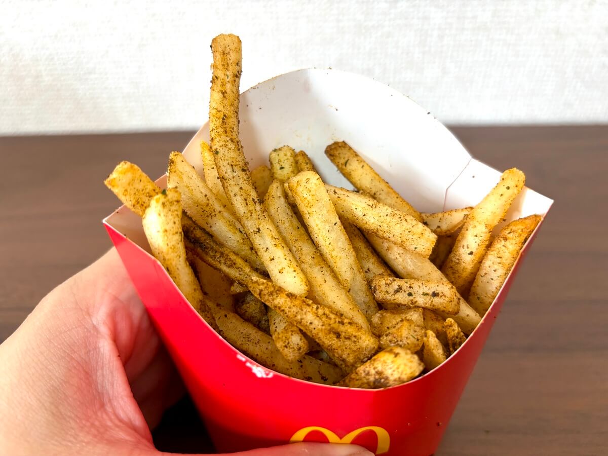 マクドナルド「シャカシャカポテト 金沢名物 黒カレー味シーズニング」