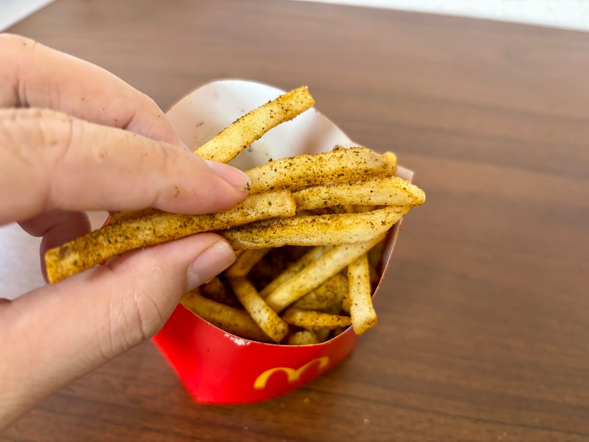 マクドナルド「シャカシャカポテト 金沢名物 黒カレー味シーズニング」
