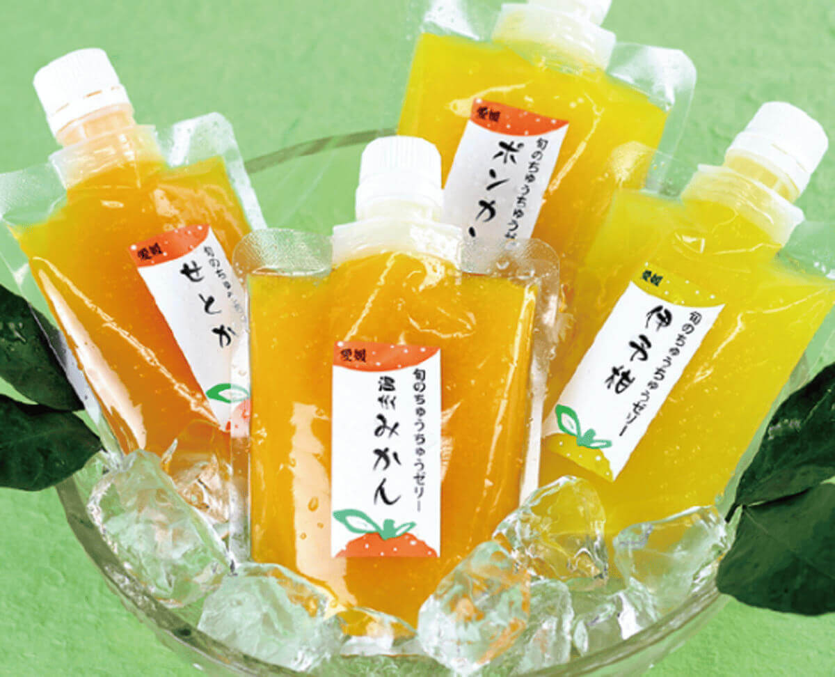 「田那部青果」の「ちゅうちゅうゼリー」