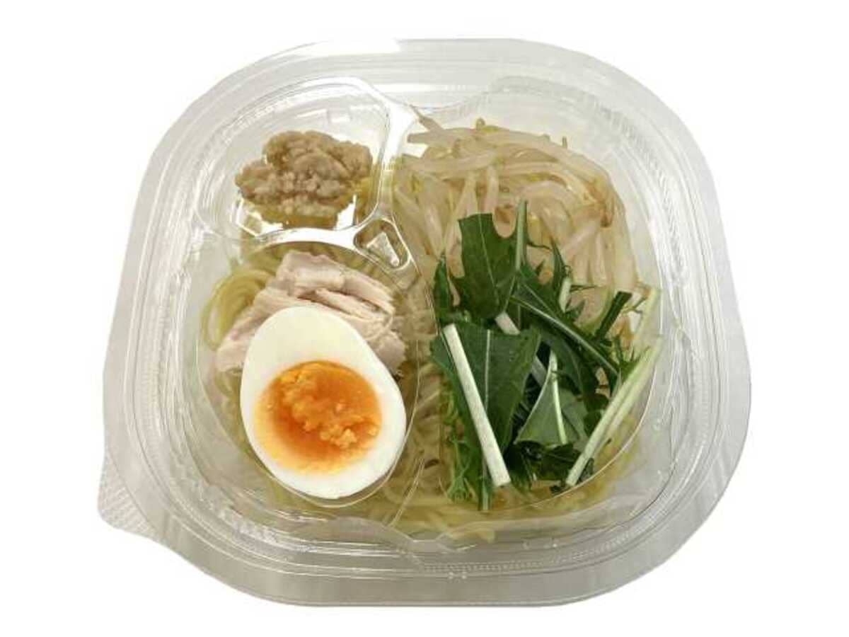 冷たい塩ラーメン（北海道産山わさび使用）