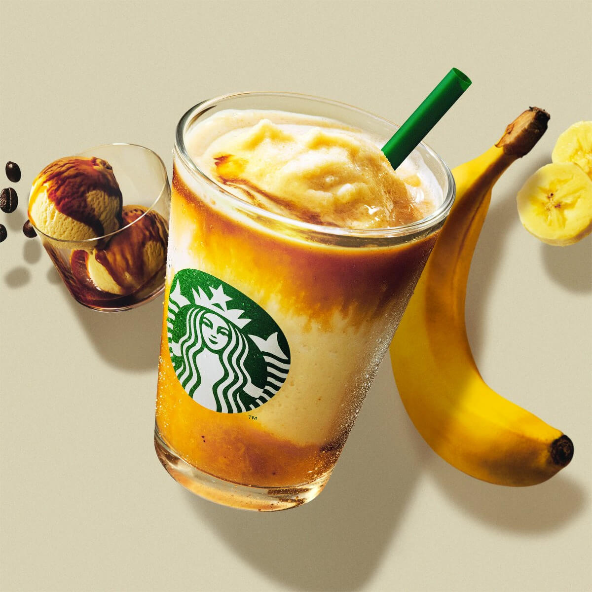 スターバックス「バナナ アフォガート フラペチーノ」