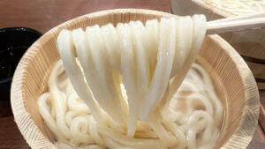 丸亀製麺の釜揚げうどん