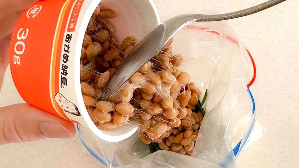 【マジで、納豆があったらこれ作って】袋だけ簡単レシピ「何このふわふわ！」