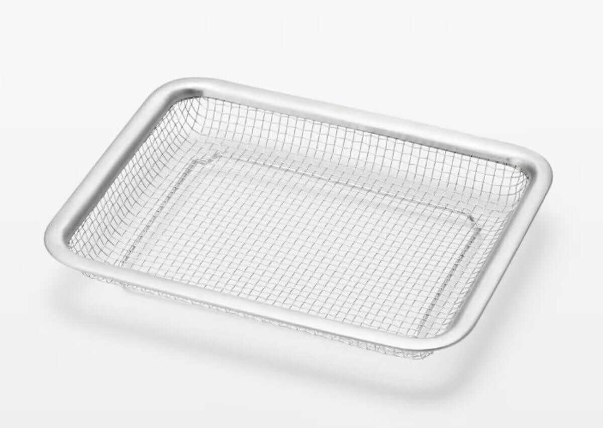 無印良品 　ステンレスメッシュトレー・小