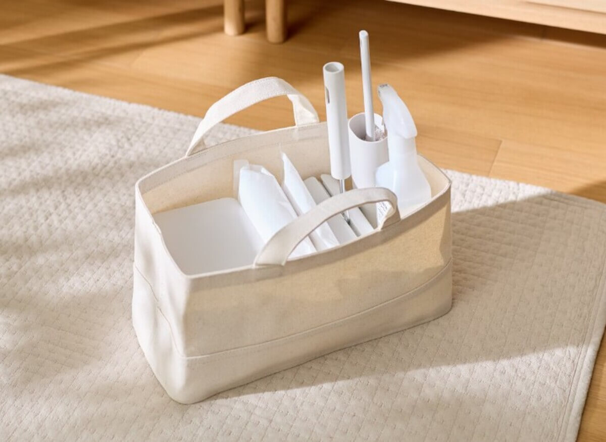 071509 Gourmet Biz-グルメビズ- 無印良品 綿帆布 持ち手付ソフトボックス スリム小