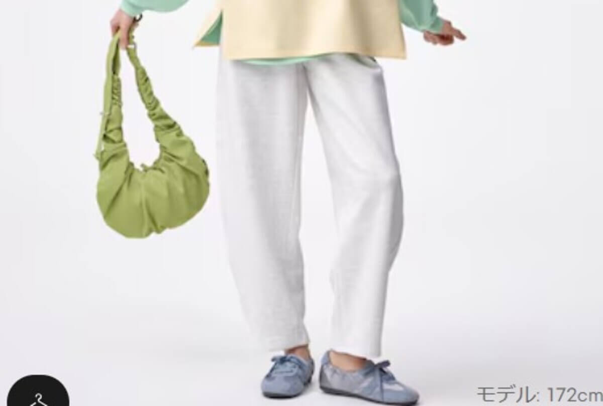 GU スウェットバレルアンクルパンツ