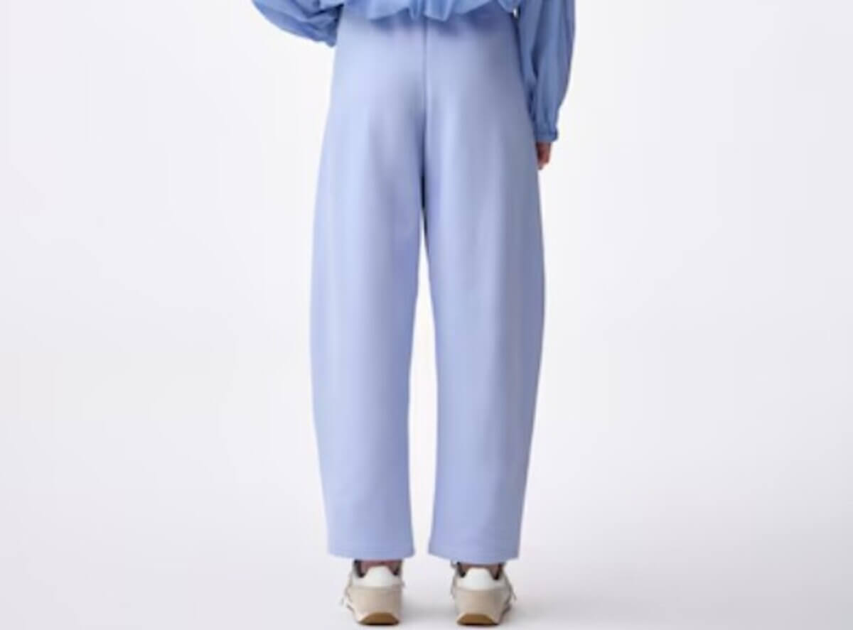GU スウェットバレルアンクルパンツ