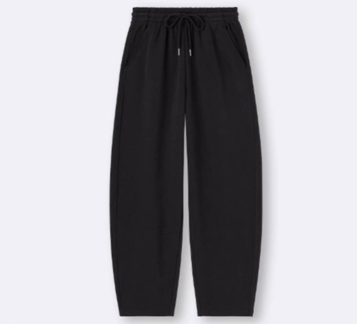GU スウェットバレルアンクルパンツ